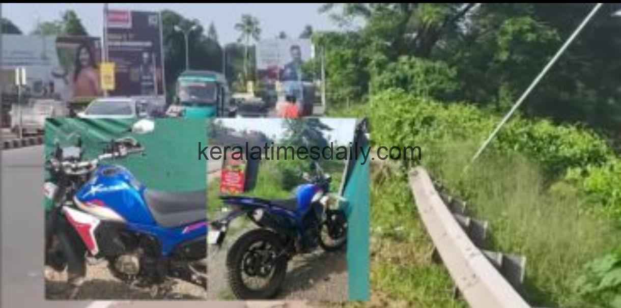 നെടുമ്പാശ്ശേരിയിൽ ബൈക്ക് അപകടം, തൃശൂർ കരുവന്നൂർ സ്വദേശികളായ രണ്ട് യുവാക്കൾക്ക് ദാരുണാന്ത്യം.