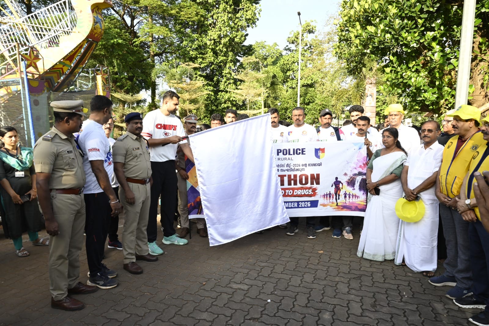 ലഹരിക്കെതിരെ തൂഫാൻ പോരാട്ടം; ചാലക്കുടിയിൽ പോലീസ് മാരത്തോണും ബൈക്ക് റാലിയും
