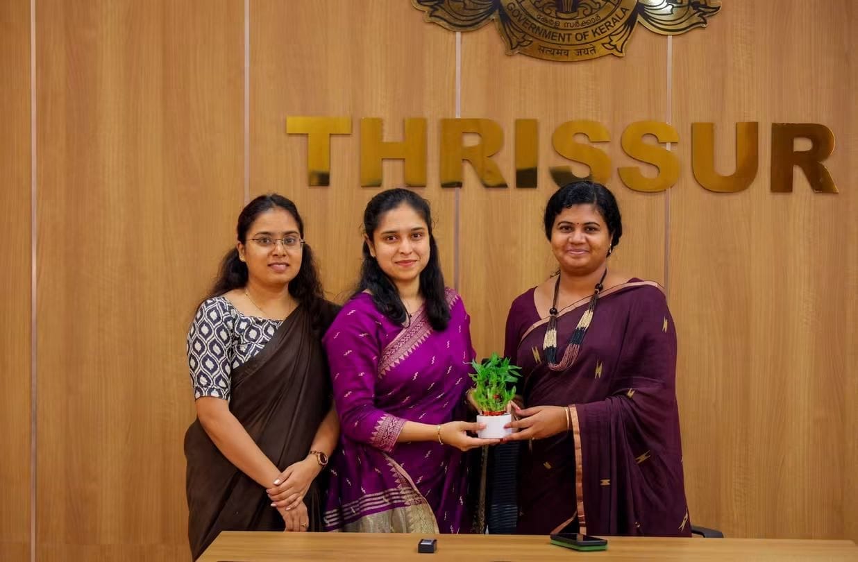 തൃശ്ശൂർ ജില്ലയിലെ പുതിയ സബ് കളക്ടറായി എഹ്‌തെദ മുഫസ്സിർ IAS ചുമതലയേറ്റു.